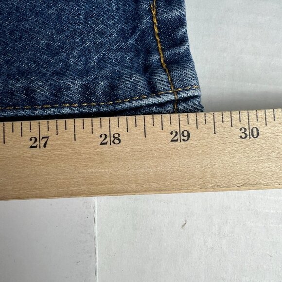 Levi's Jeans Men's 29 x 29* 517 Boot Cut Blue Faded Cotton Denim Tag 32 x 30 - Picture 12 of 16